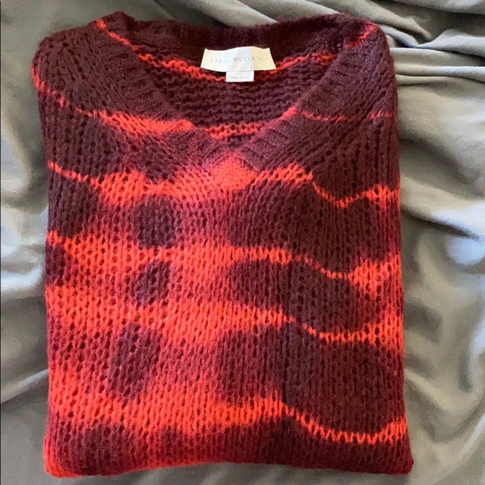 Stella McCartney Red Orange Sweater